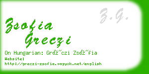 zsofia greczi business card